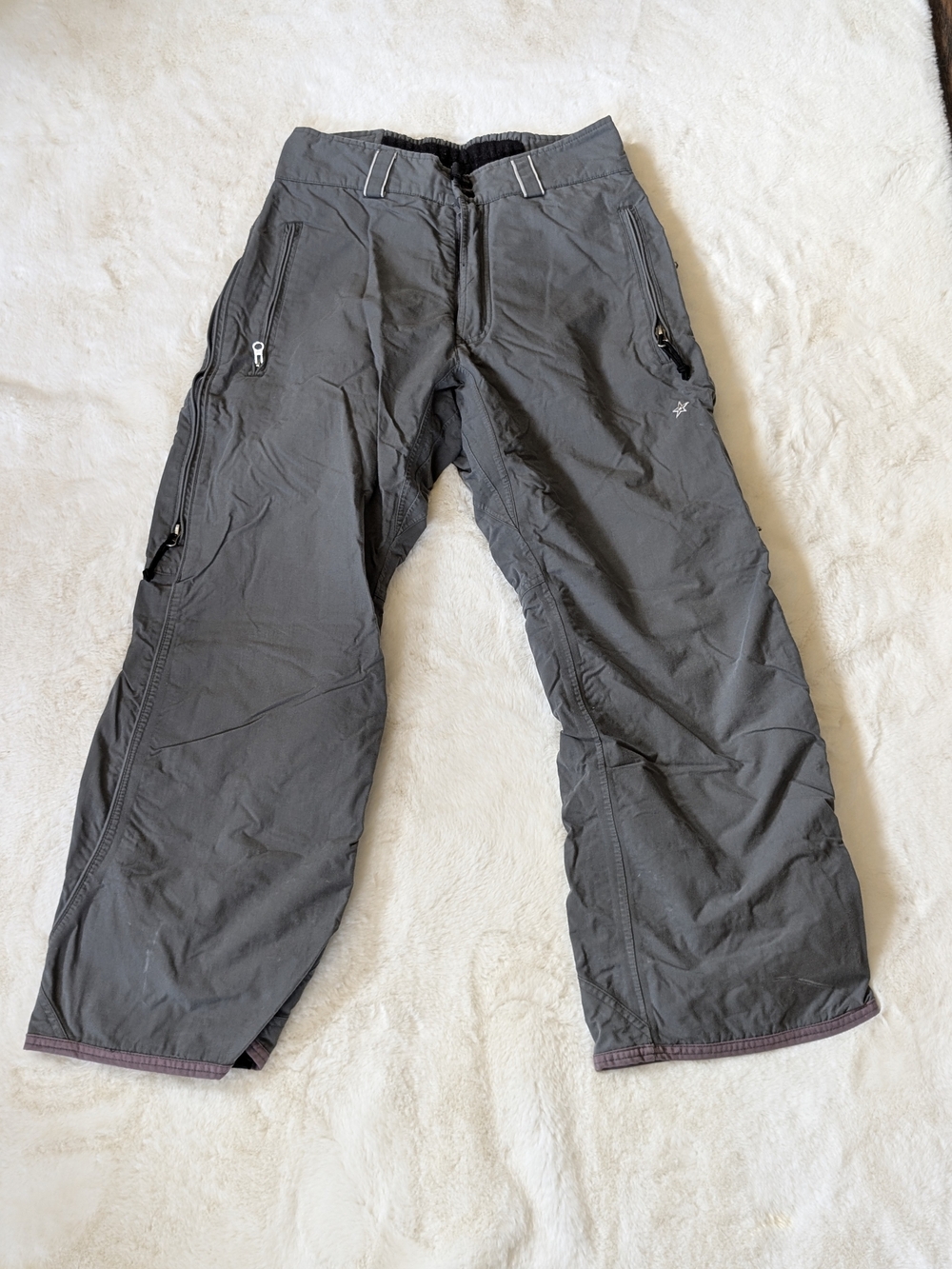 Burton Women Small Snow Ski Pants Insulated Gray Snowboarding